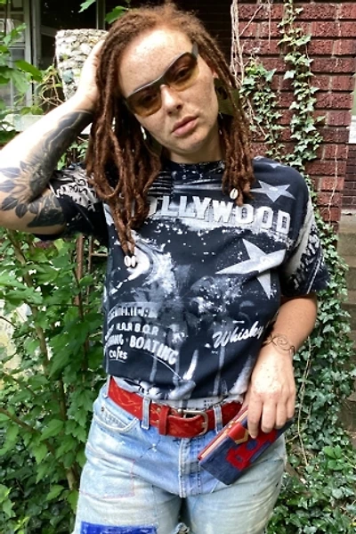 Vintage 1990s All Over Hollywood Sunset Strip Tee Selected by Cherry