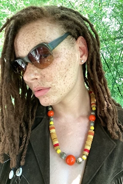 Vintage 1970s Multi Beaded Necklace Selected by Cherry