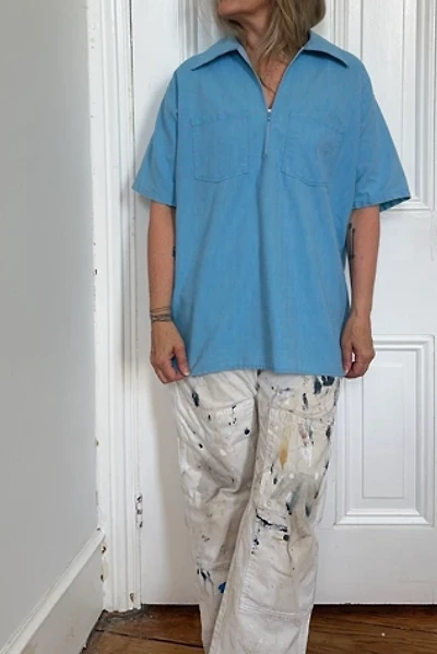 Vintage Ben Davis Blue Shirt Selected by KA.TL.AK