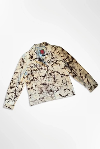 1990s Tie Dye Suede Jacket Selected By Ritual Vintage