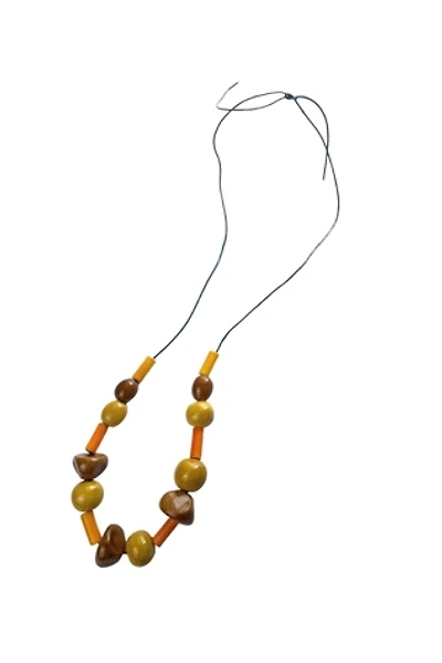 Vintage Ceramic Bead Necklace Selected By Ankh By Racquel