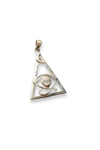 Vintage 1990s Ancient Eye Pendant Selected by BusyLady Baca & The Goods