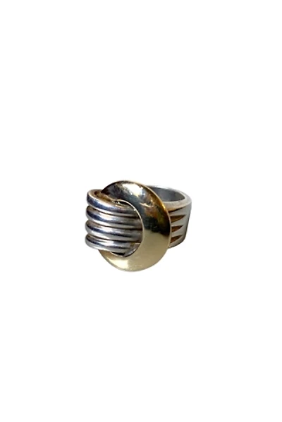 Vintage 14k & Sterling Buckle Ring Selected by BusyLady Baca & The Goods
