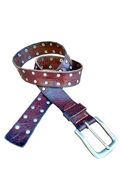 Vintage Matte Metal Stud Belt Selected by Garbage Soup