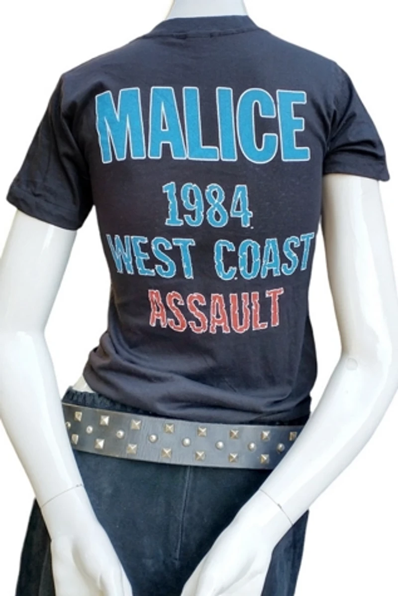 1980's Malice Tour Tee Selected by Garbage Soup
