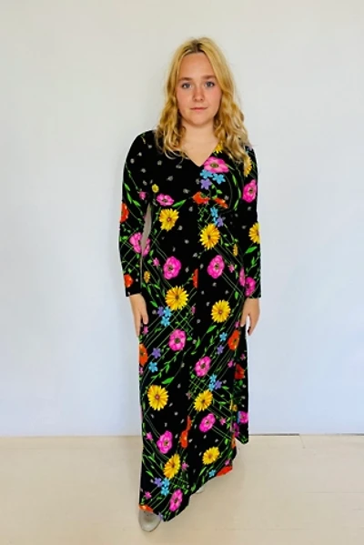 Vintage Floral Daisy Gown Selected by Atlantic Vintage