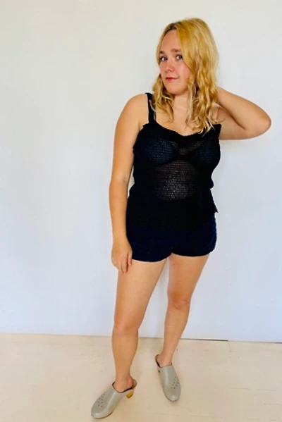 Hand Corchet Ruffel Cami Selected by Atlantic Vintage