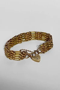 Antique Locking Heart  Bracelet Selected by MARMALADE