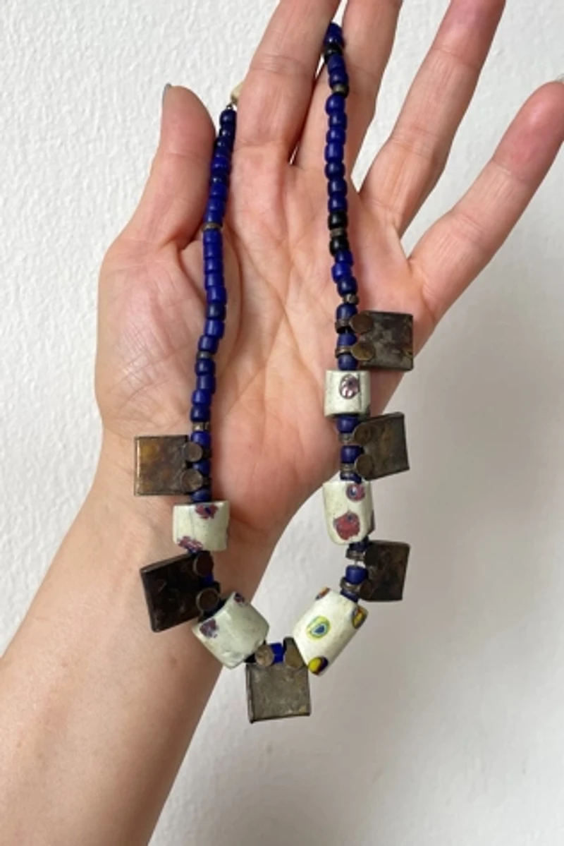 Antique Glass Trade Bead Necklace Selected by MARMALADE