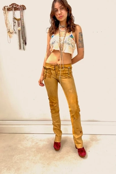 Vintage Handmade Leather Rocker Pants Selected by Anna Corinna
