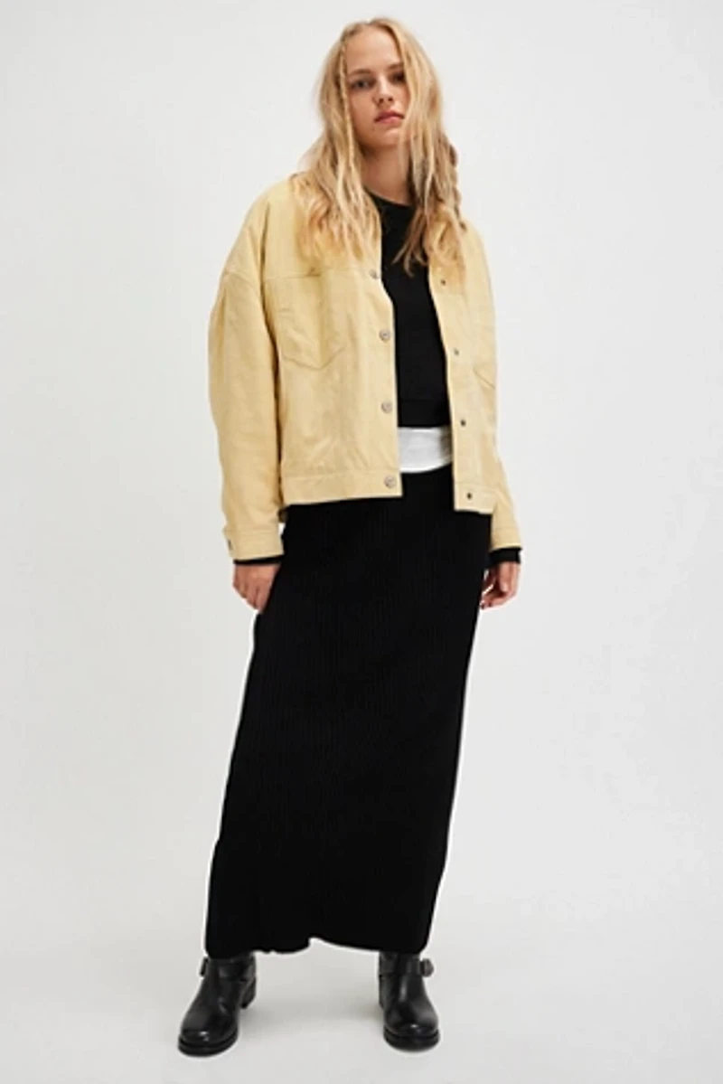 We The Free Opal Swing Suede Jacket