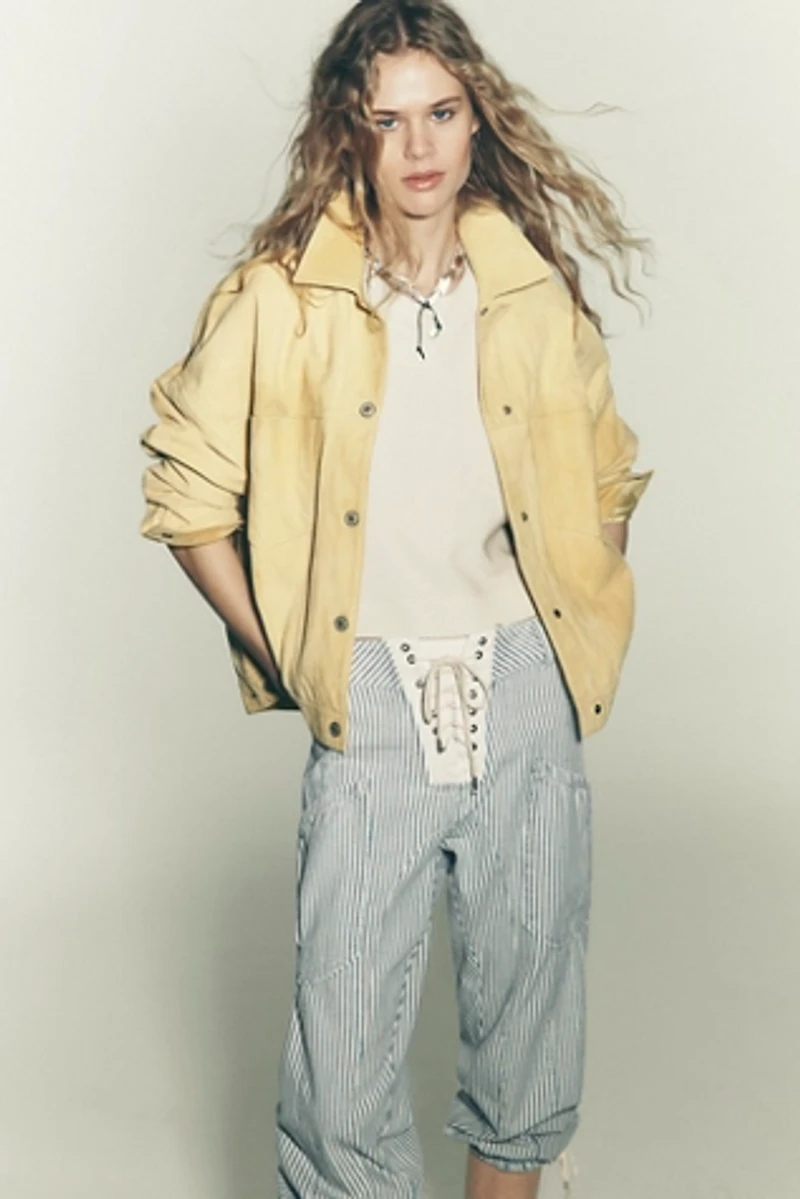 We The Free Opal Swing Suede Jacket