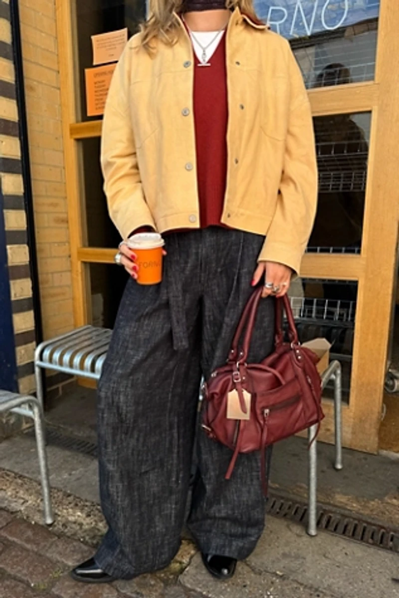 We The Free Opal Swing Suede Jacket