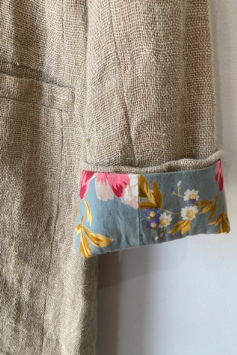 Pero Tan Burlap Reversible Coat Selected by The Curatorial Dept.