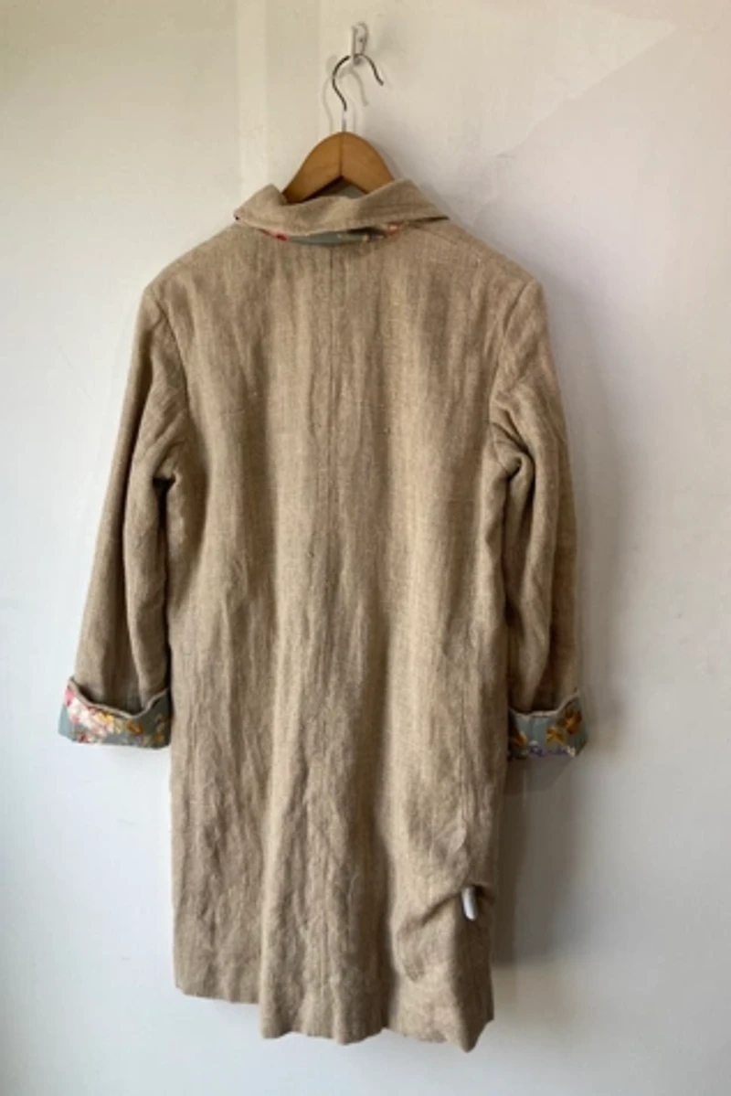 Pero Tan Burlap Reversible Coat Selected by The Curatorial Dept.