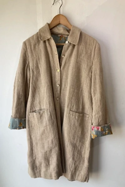 Pero Tan Burlap Reversible Coat Selected by The Curatorial Dept.