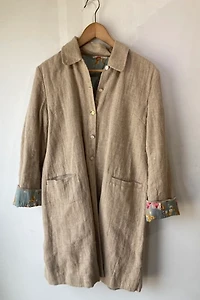 Pero Tan Burlap Reversible Coat Selected by The Curatorial Dept.