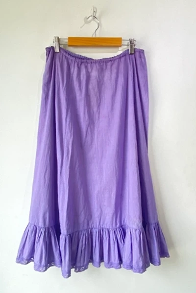 Vintage Laura Ashley Purple Underskirt Selected by The Curatorial Dept.