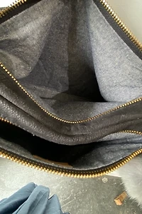 Clare V. Black Leather Crossbody Selected by The Curatorial Dept.