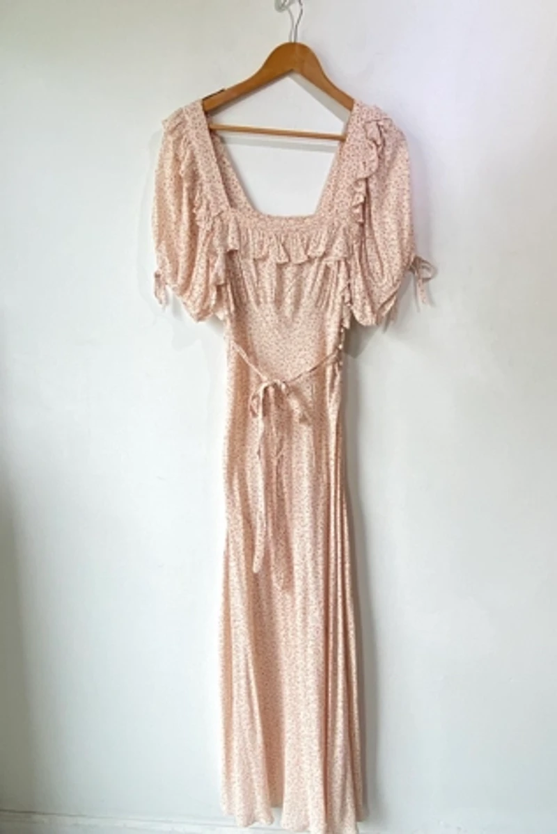 Doen Cream Floral Maxi Dress Selected by The Curatorial Dept.