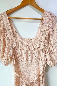 Doen Cream Floral Maxi Dress Selected by The Curatorial Dept.
