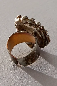 Mikal Winn Carved Labradorite Ring