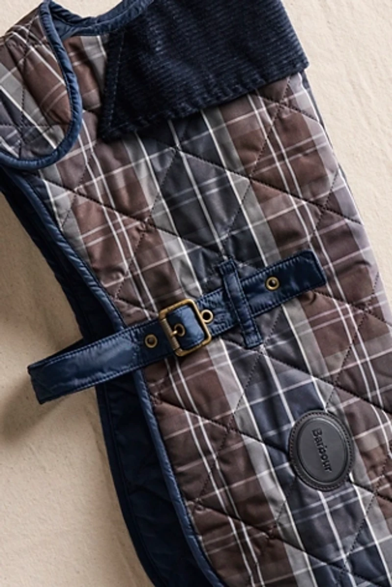 Barbour Tartan Dog Coat