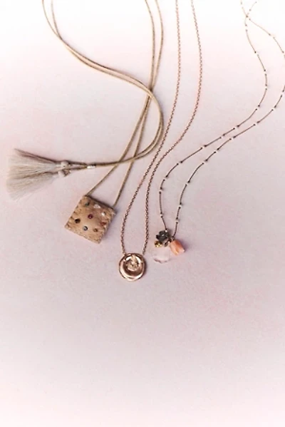 See Real Flowers Charm Necklace