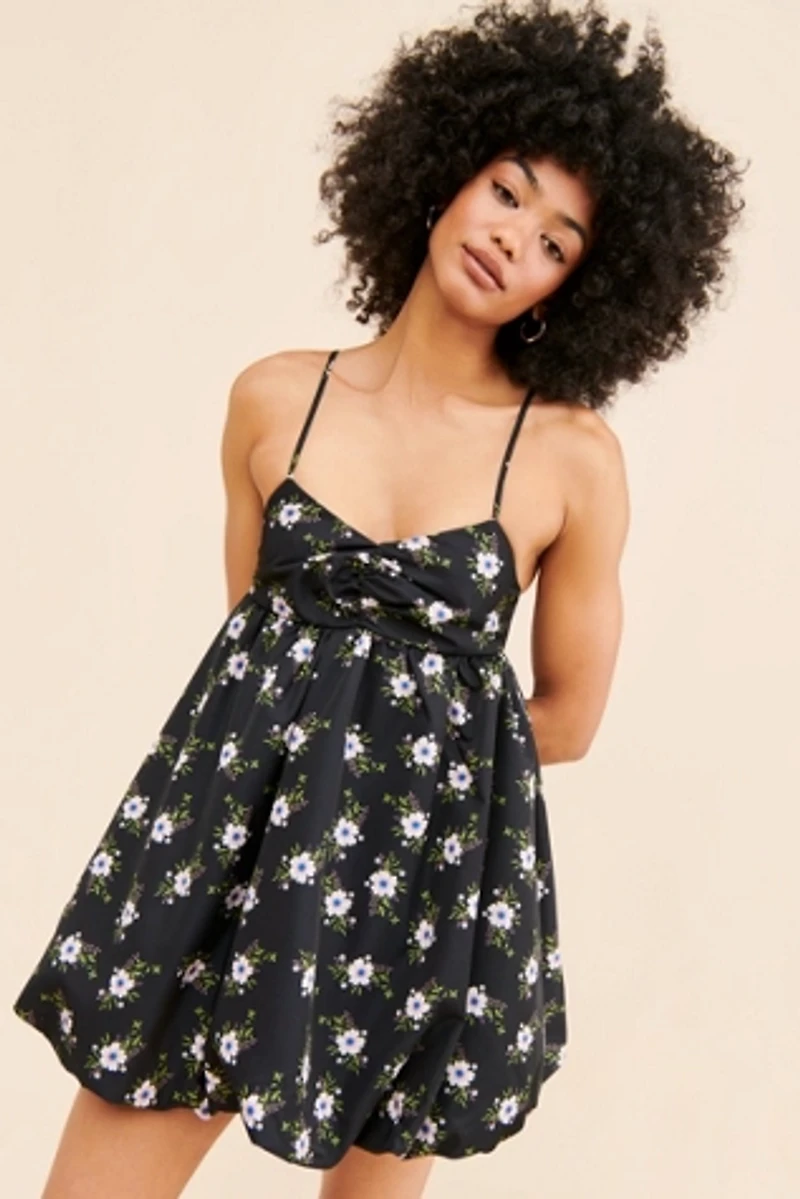 A Bubble Mini Dress