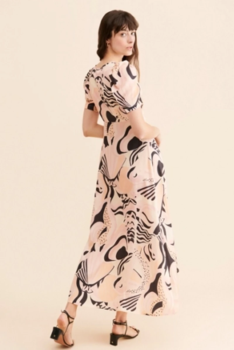 Untitled Motion Anotia Printed Dress