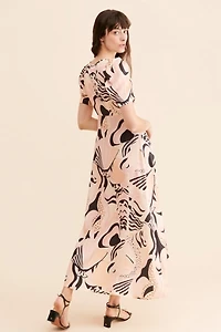 Untitled Motion Anotia Printed Dress