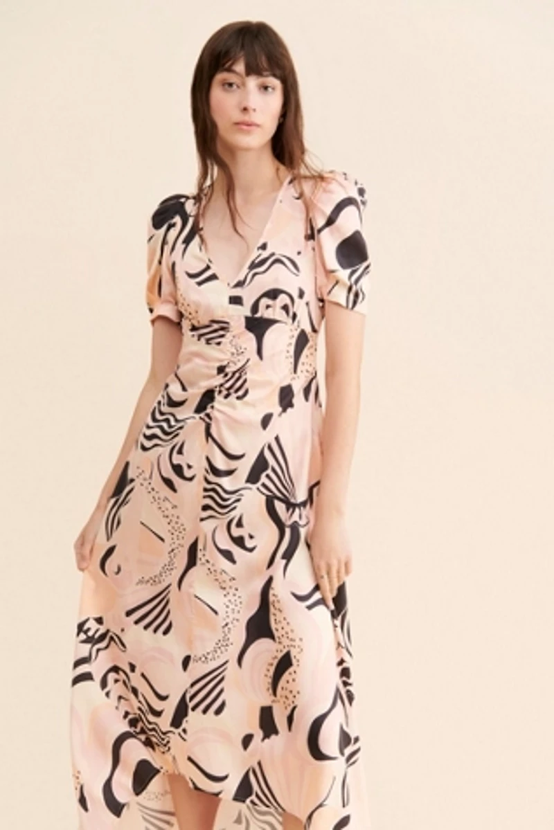 Untitled Motion Anotia Printed Dress