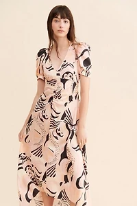 Untitled Motion Anotia Printed Dress