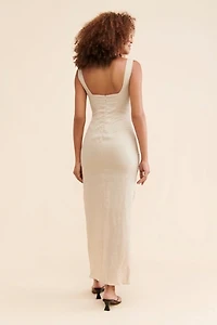 Rumer Estelle Square Neck Maxi Dress