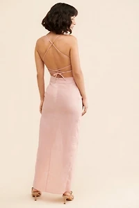 Rumer Lou Linen Maxi Dress