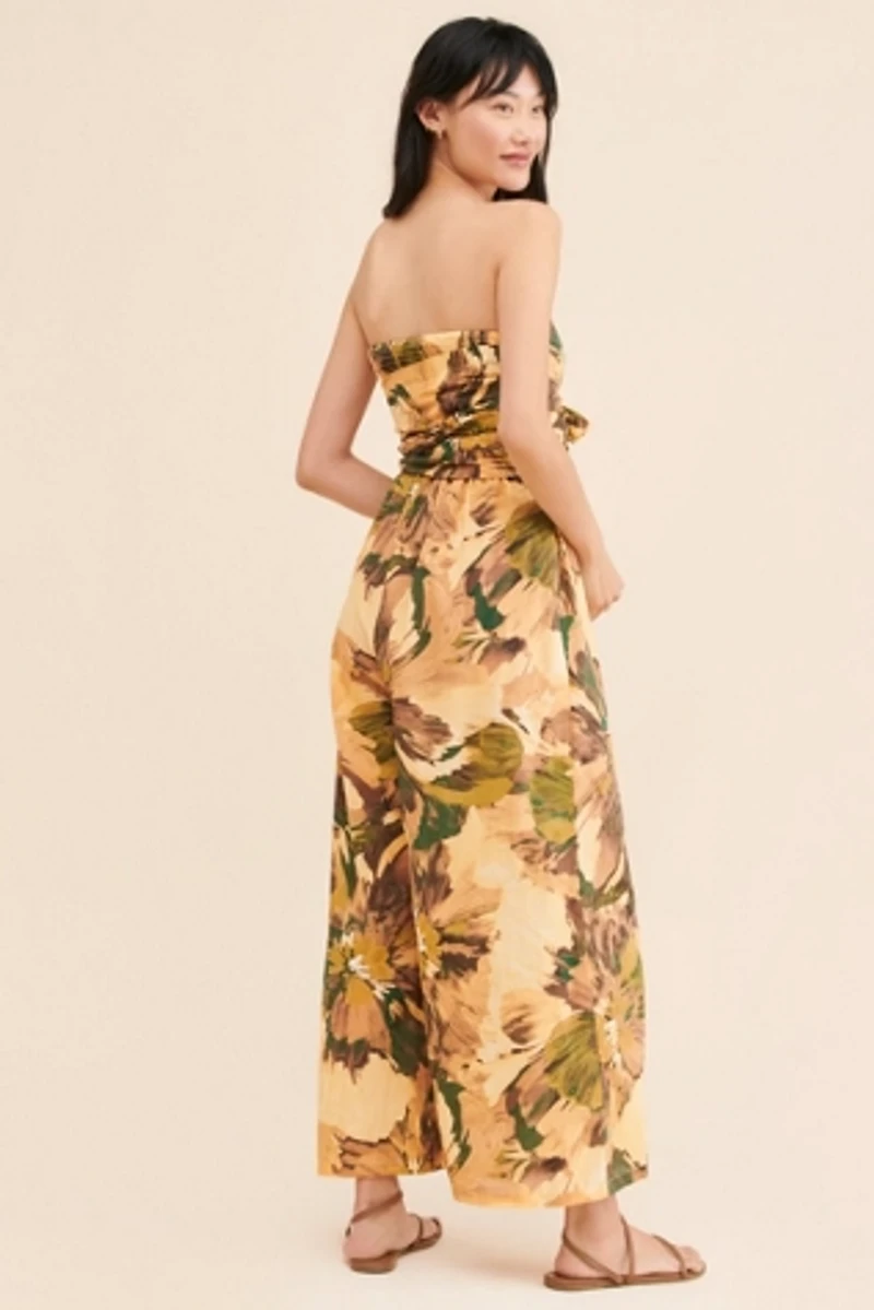Girl & The Sun Waterfront Strapless Jumpsuit