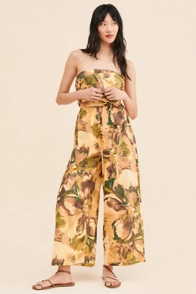 Girl & The Sun Waterfront Strapless Jumpsuit