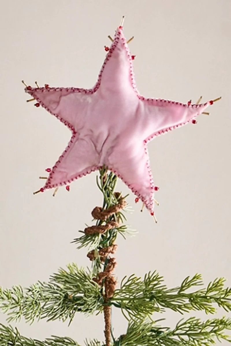 Esther Velvet Star Tree Topper