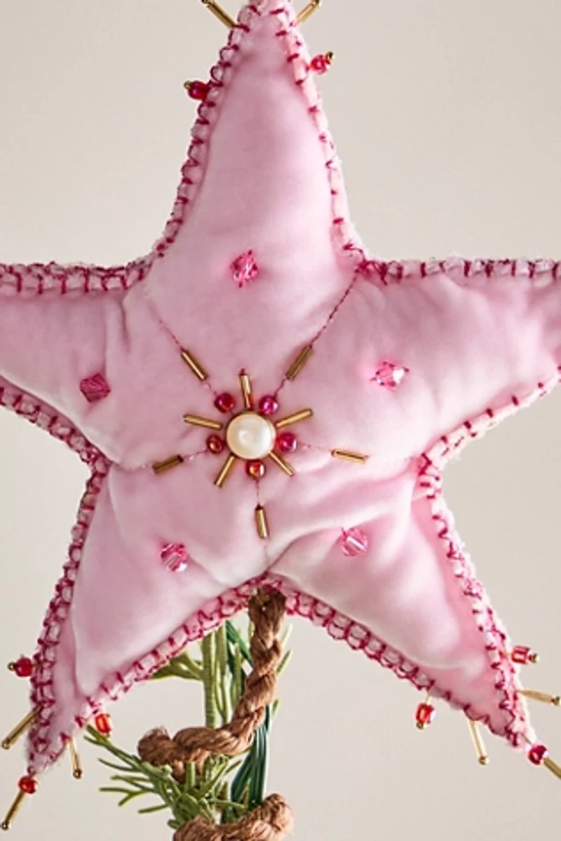 Esther Velvet Star Tree Topper