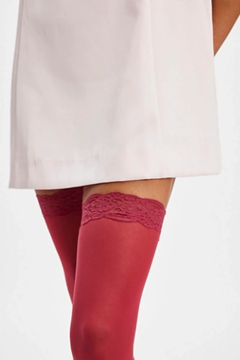 Tulle Lace Over The Knee Socks