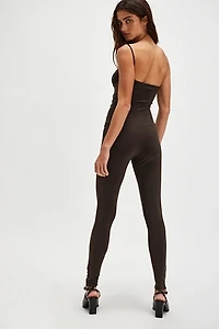 Norma Kamali Shirred Catsuit