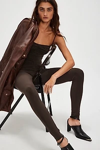 Norma Kamali Shirred Catsuit