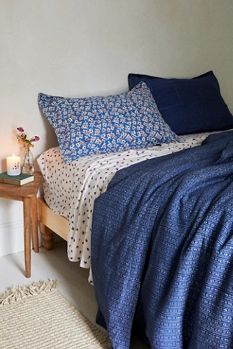 Daisy Gardenia & Calico Queen Bed Set