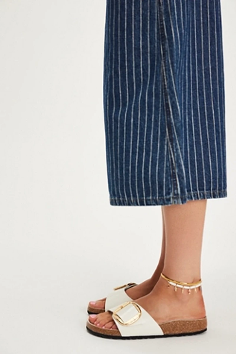 Madrid Hammered Big Buckle Birkenstocks