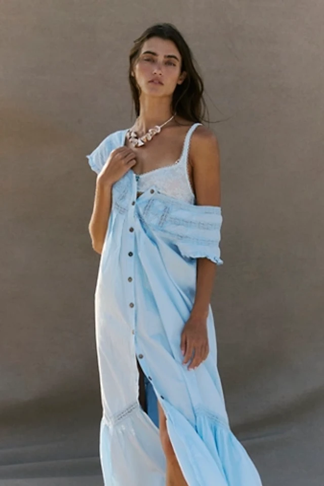 Free People Machu Barrel Midi Dress | Pacific City
