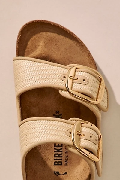 Birkenstock Arizona Raffia Big Buckle Sandals