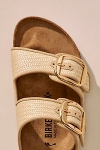 Birkenstock Arizona Raffia Big Buckle Sandals