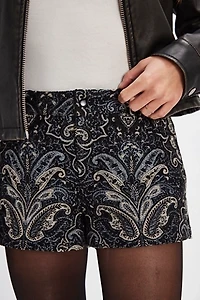 Anna Sui Beardsley Tapestry Shorts