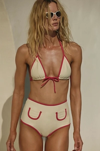 Montce Polly High-Waisted Bikini Bottoms
