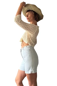 Ralph Lauren Light Denim Shorts Selected by Kikos Kloset